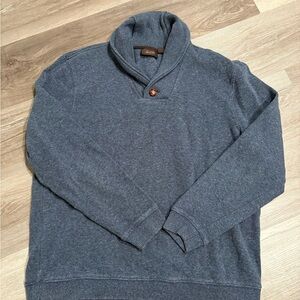 Tasso Elba Men's Blue Turtleneck Sweater